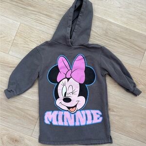 Disney Minnie Mouse Charcoal Hoodie for Kids